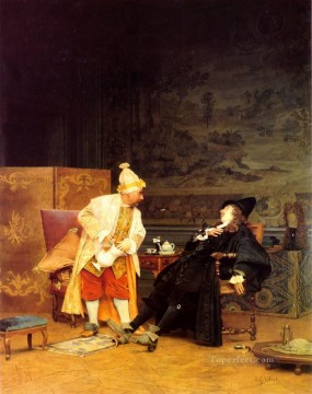  George Canvas - The Sick Doctor academic painter Jehan Georges Vibert